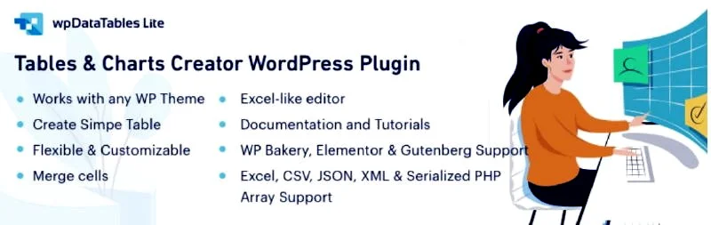 Wordpress плагин адаптации таблиц